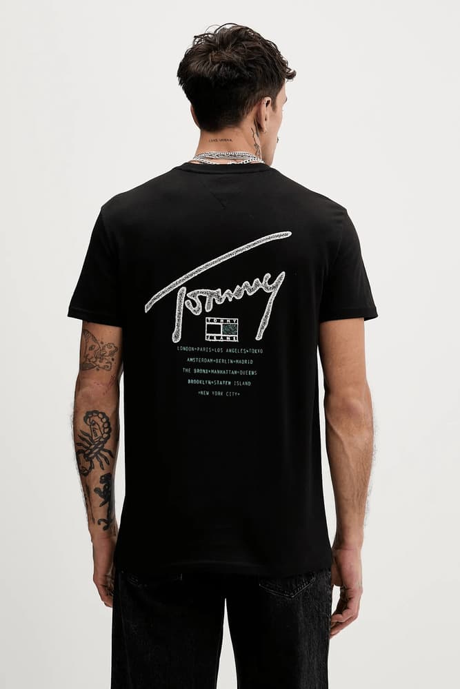 Tommy Jeans Sign Backprint Regular Fit T-Shirt Men