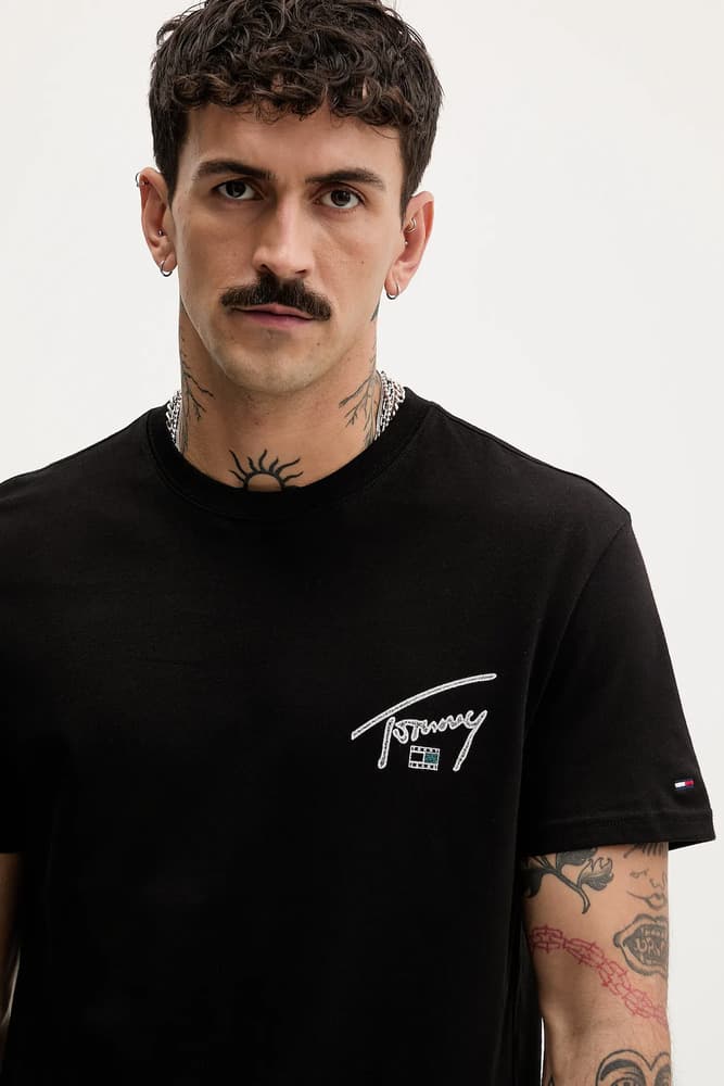 Tommy Jeans Sign Backprint Regular Fit T-Shirt Men