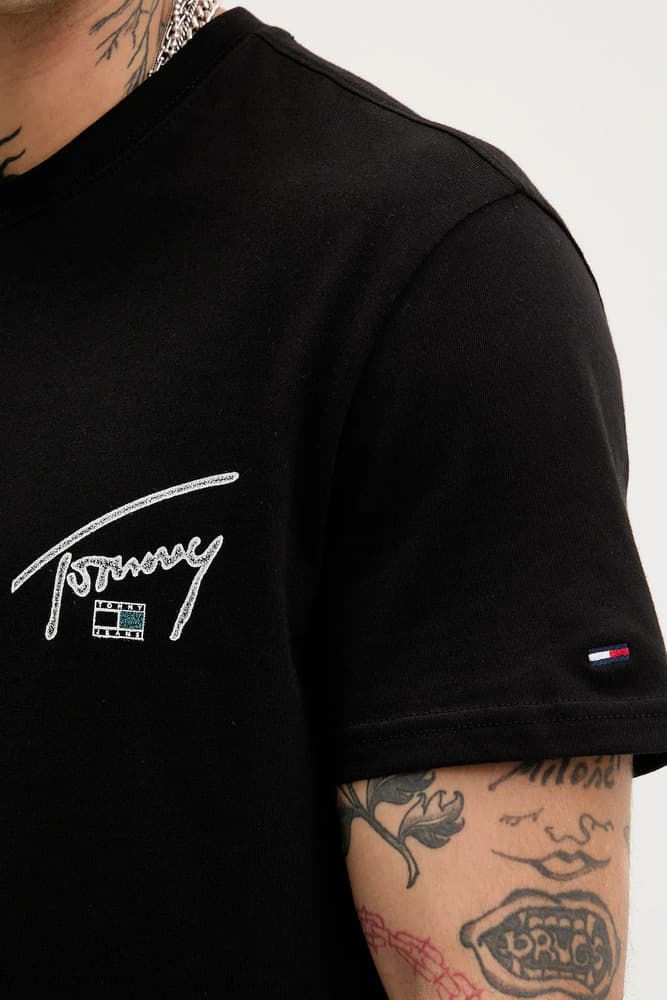 Tommy Jeans Sign Backprint Regular Fit T-Shirt Men