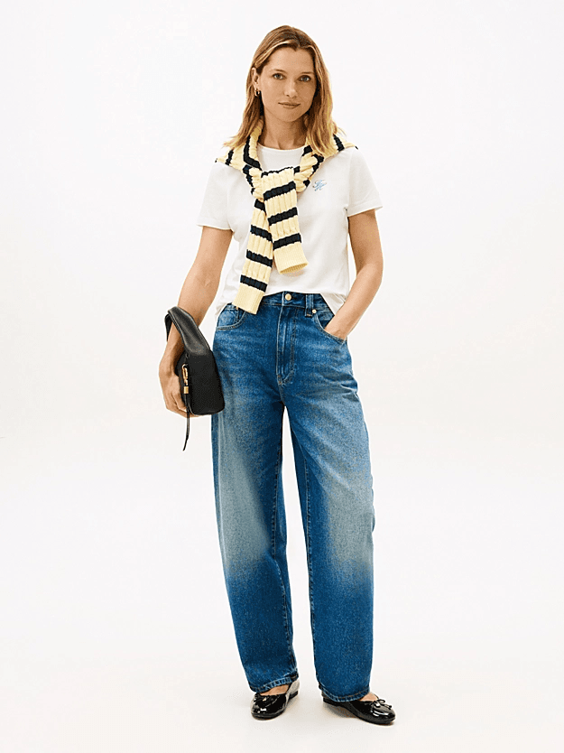 Γυναικείο T-shirt Λευκό Tommy Hilfiger WW0WW47809-YBL