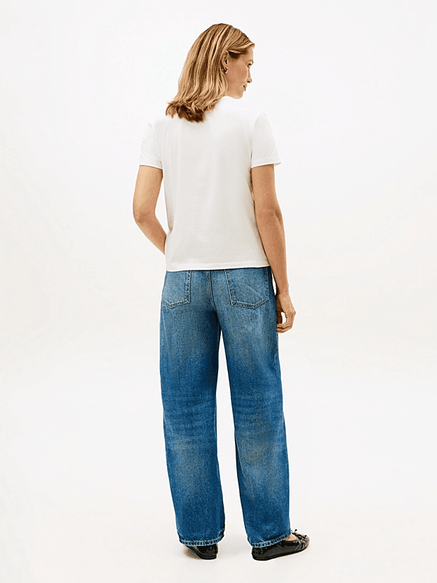 Γυναικείο T-shirt Λευκό Tommy Hilfiger WW0WW47809-YBL