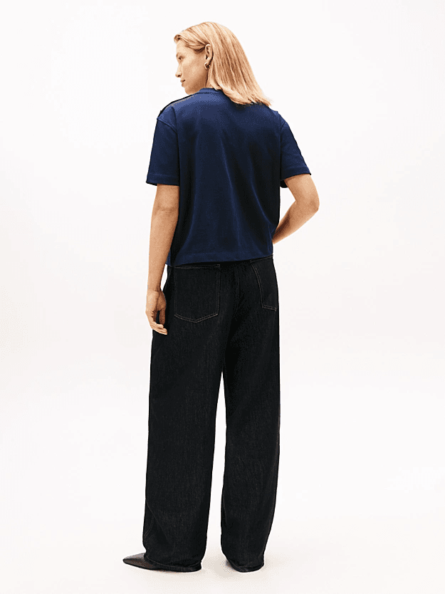 Γυναικείο T-shirt Navy Μπλε Tommy Hilfiger WW0WW47819-C1G