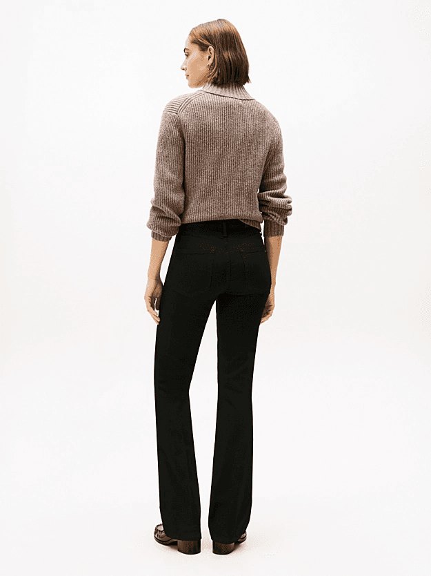 Γυναικείο Bootcut Τζιν Μαύρο Tommy Hilfiger WW0WW48798-1BY