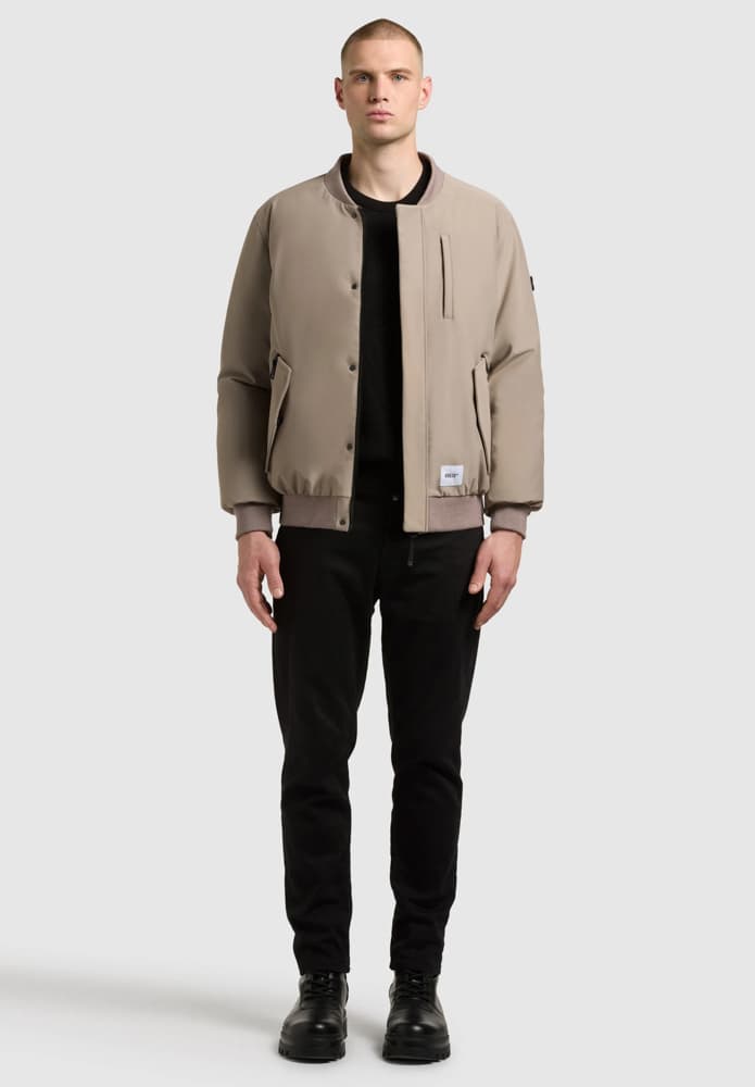 Ανδρικό Clemat Bomber Μπουφάν Μπεζ Khujo KJ2067JK253-123 GREIGE