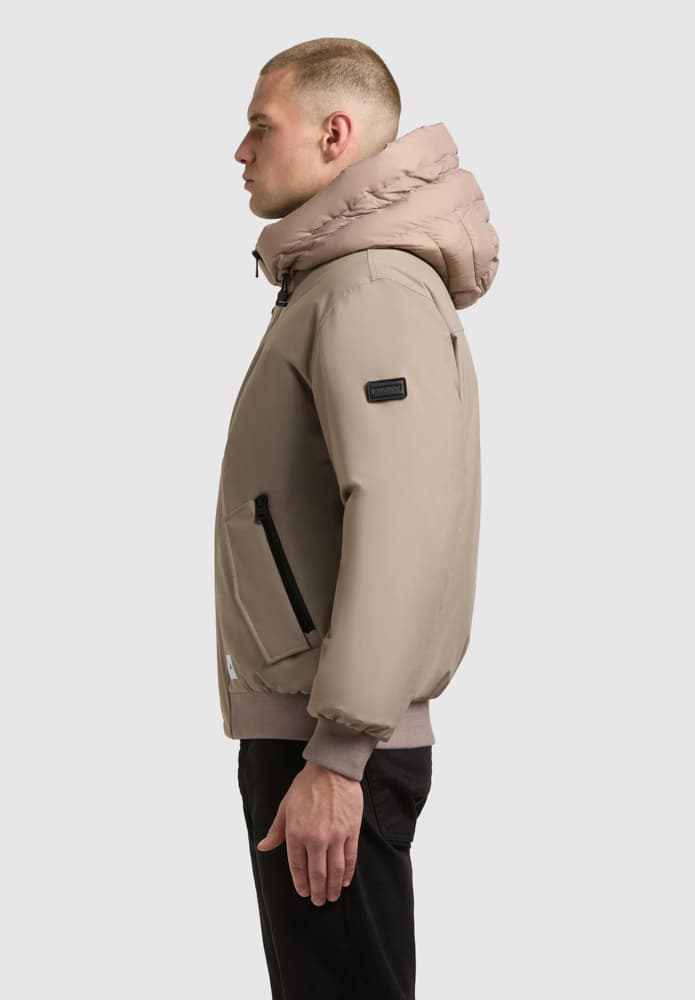 Ανδρικό Clemat Bomber Μπουφάν Μπεζ Khujo KJ2067JK253-123 GREIGE