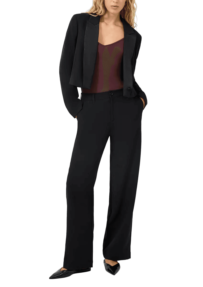 Γυναικείο Παντελόνι Μαύρο S.Oliver 2174417-9999