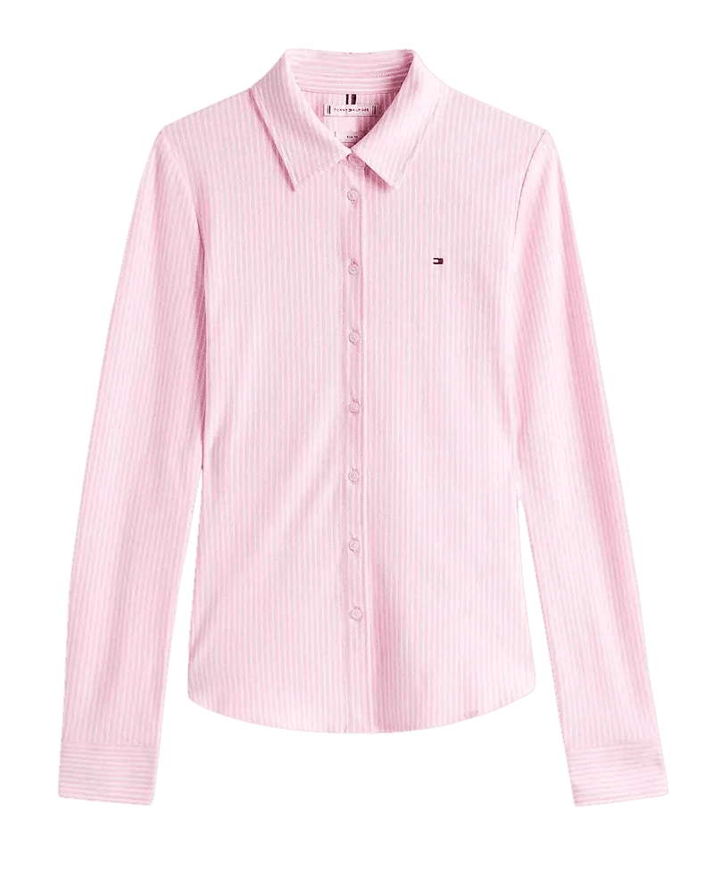 Γυναικείο 1985 Slim Πουκάμισο Ροζ Tommy Hilfiger WW0WW43528-0D7