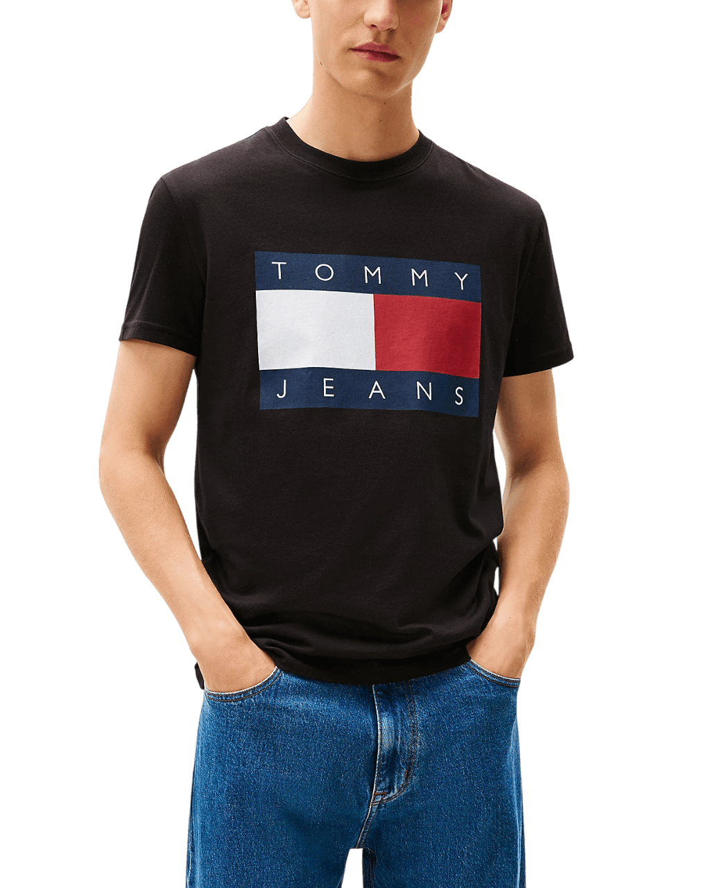 Ανδρικό T-shirt Εκρού Tommy Jeans DM0DM22645-YBH