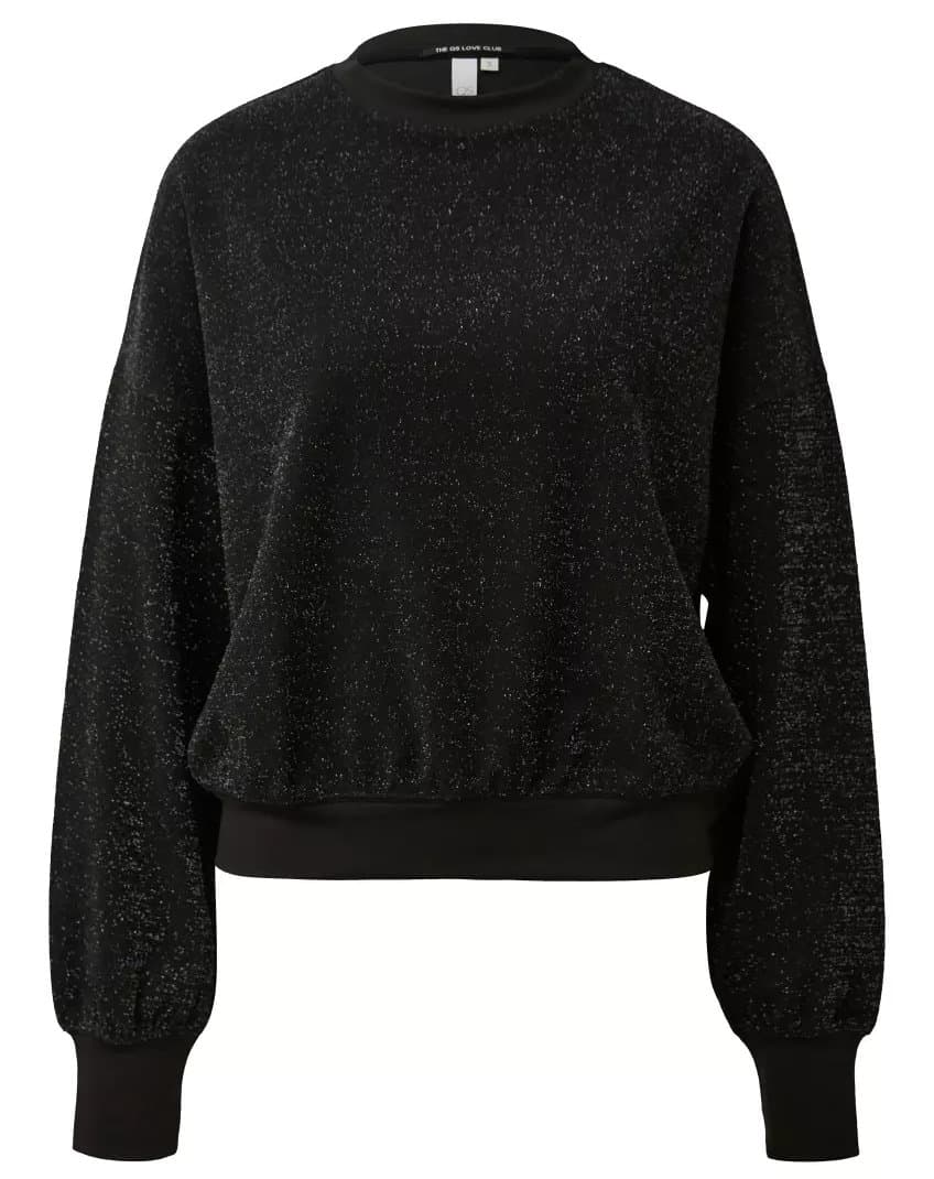 Γυναικείο Φούτερ Μαύρο S.Oliver 2174484-9999