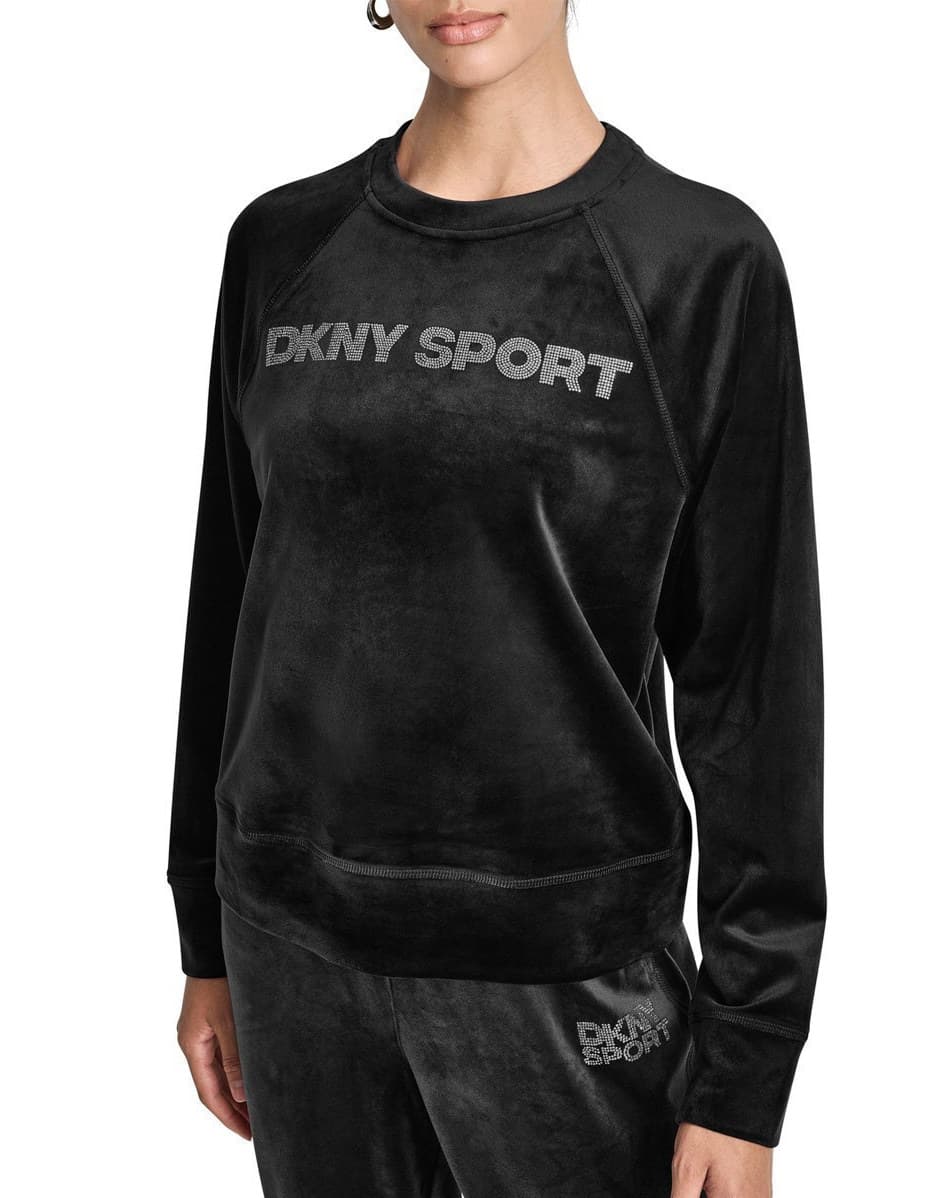 Γυναικείο Φούτερ Μαύρο DKNY DP5T1399-BLK