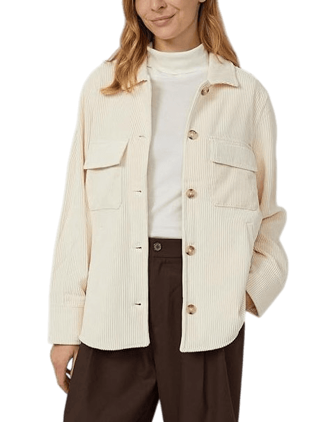 Γυναικείο Κοτλέ Πουκάμισο Μπεζ S.Oliver 2170262-0805