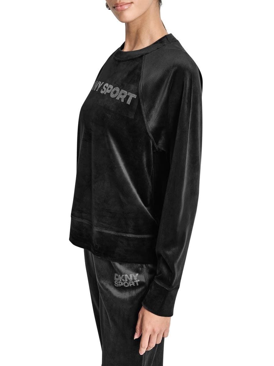 Γυναικείο Φούτερ Μαύρο DKNY DP5T1399-BLK