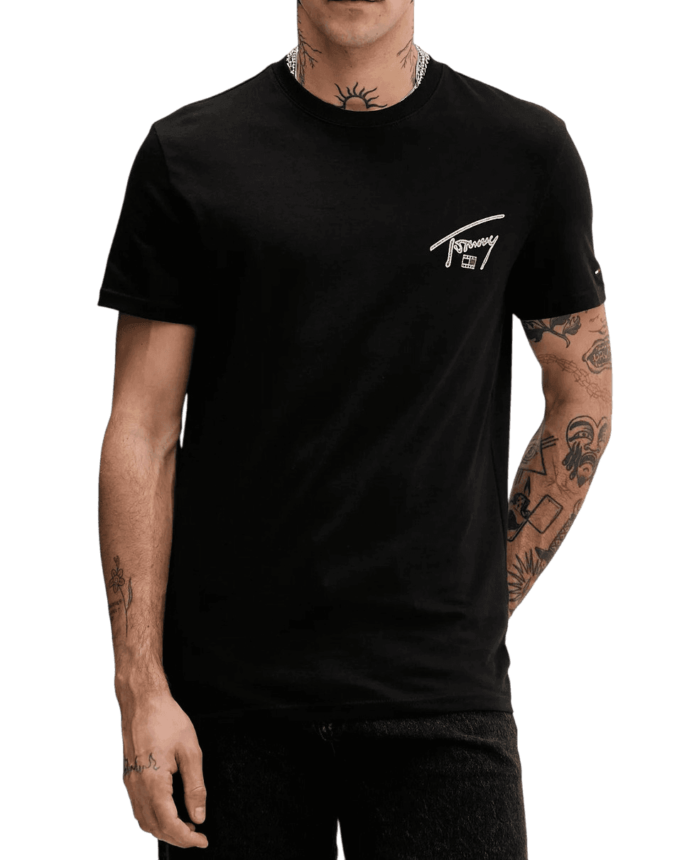 Tommy Jeans Sign Backprint Regular Fit T-Shirt Men