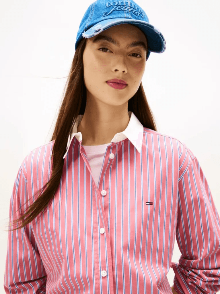 Tommy Jeans Crop Relaxed Fit Shirt Women