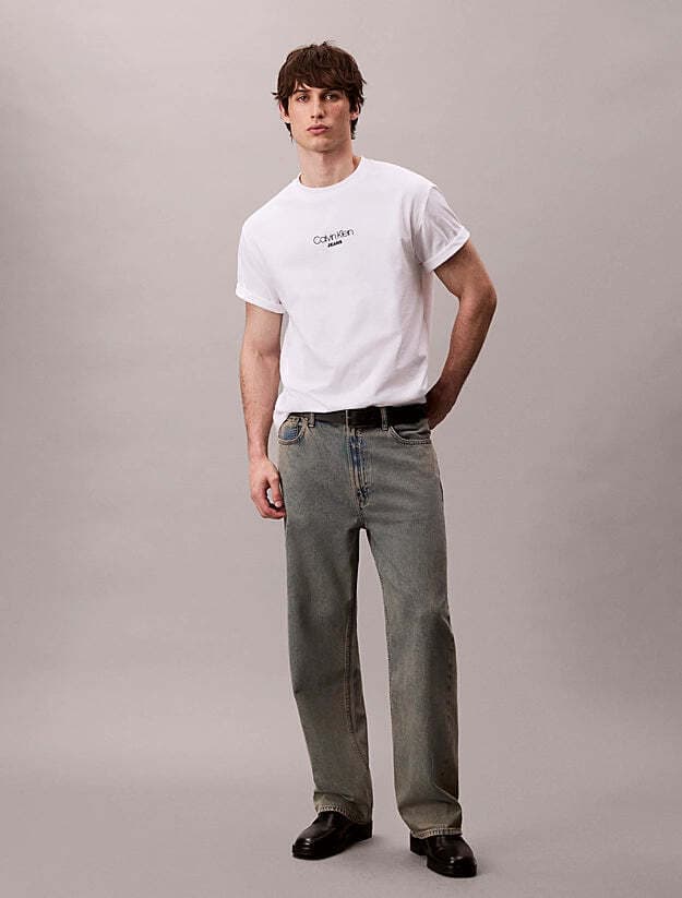 Ανδρικό T-shirt Λευκό Calvin Klein LV04RC851G-YAA