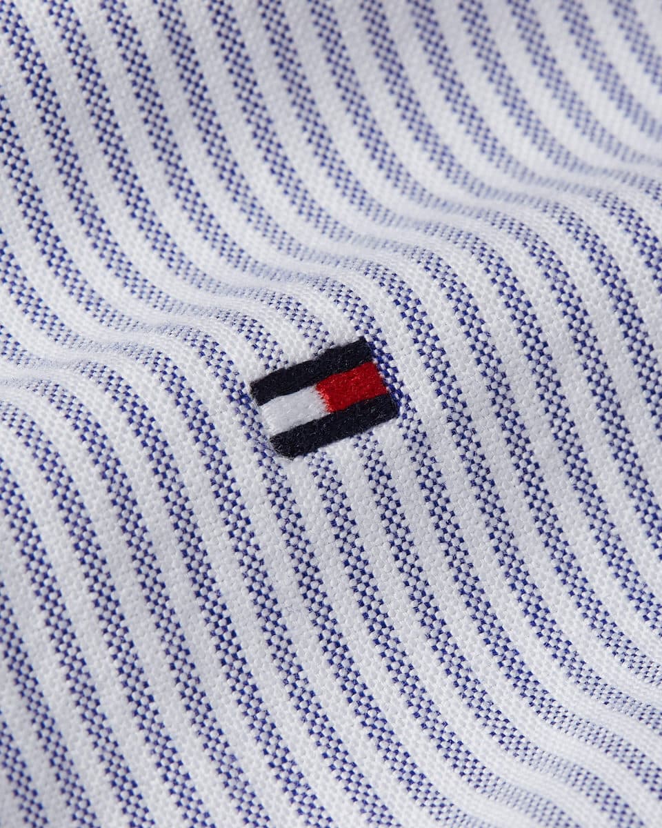Ανδρικό Ριγέ Πουκάμισο Μπλε Tommy Hilfiger MW0MW36238-0A8