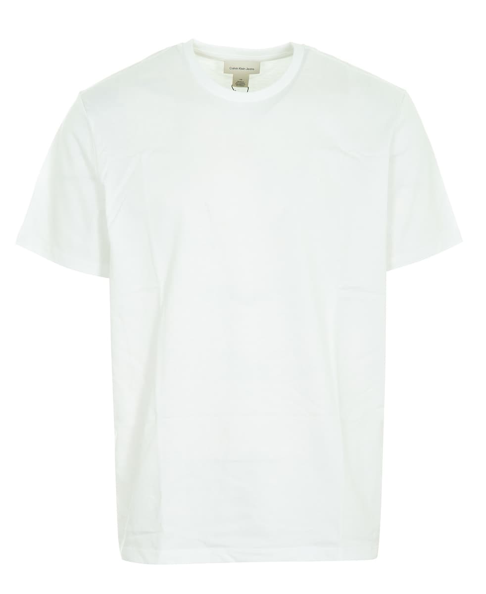 T-SHIRT MONOLOGO CALVIN KLEIN JEANS CLASSIC WHITE CALVIN KLEIN