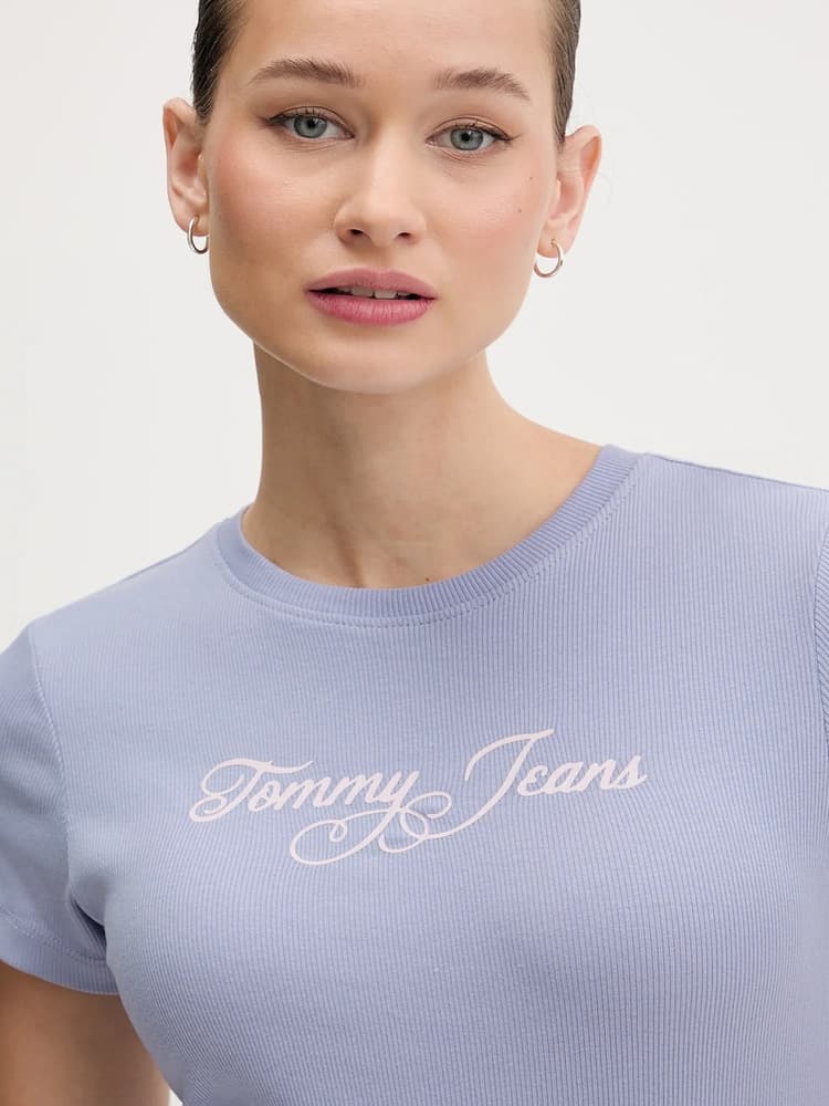 Women's T-Shirts Tommy Hilfiger Purple