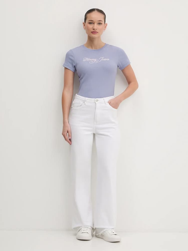 Women's T-Shirts Tommy Hilfiger Purple