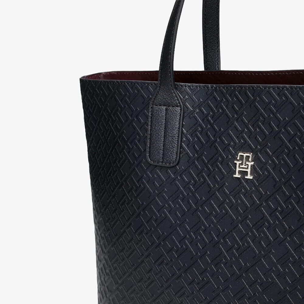 Γυναικεία Icon Satchel Τσάντα Navy Μπλε Tommy Hilfiger AW0AW18123-DW6