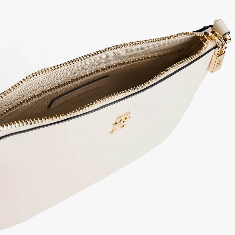 Γυναικεία Τσάντα Χιαστί Μπεζ Tommy Hilfiger AW0AW18143-AEO