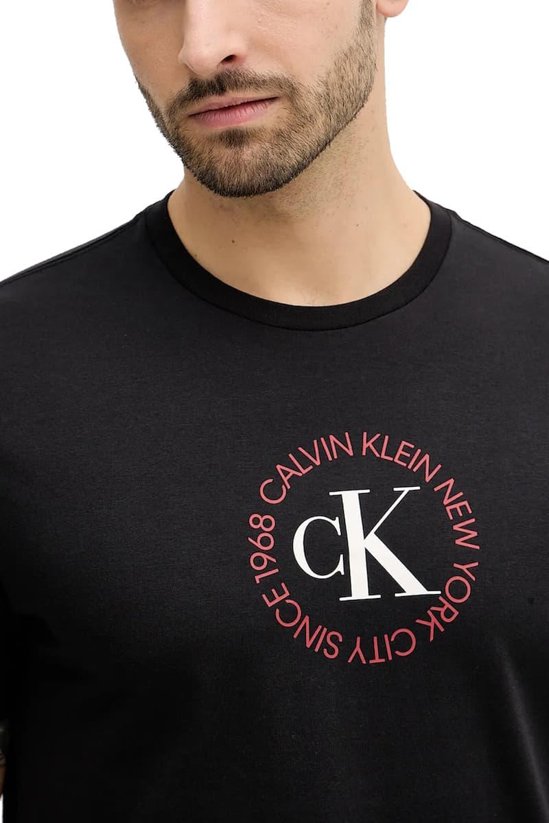 Ανδρικό T-shirt Μαύρο Calvin Klein LV14RE816G-UB1