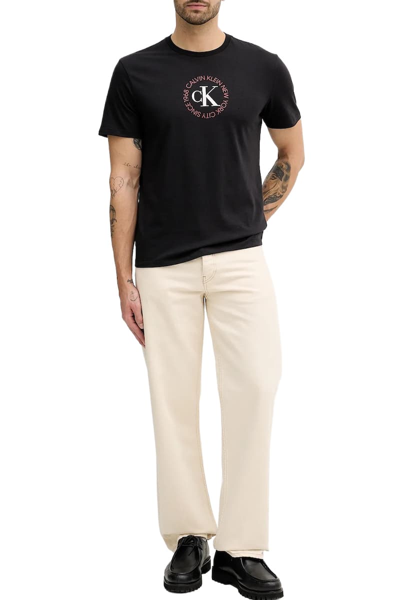 Ανδρικό T-shirt Μαύρο Calvin Klein LV14RE816G-UB1