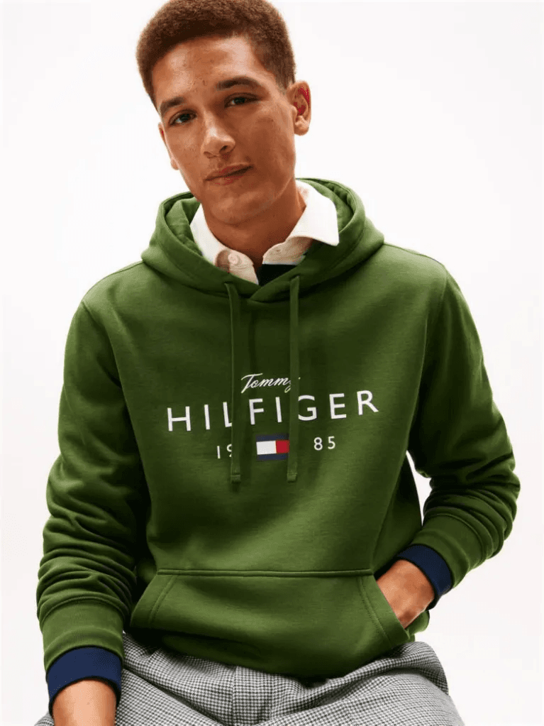 Ανδρικό Φούτερ Πράσινο Tommy Hilfiger MW0MW41427-L01