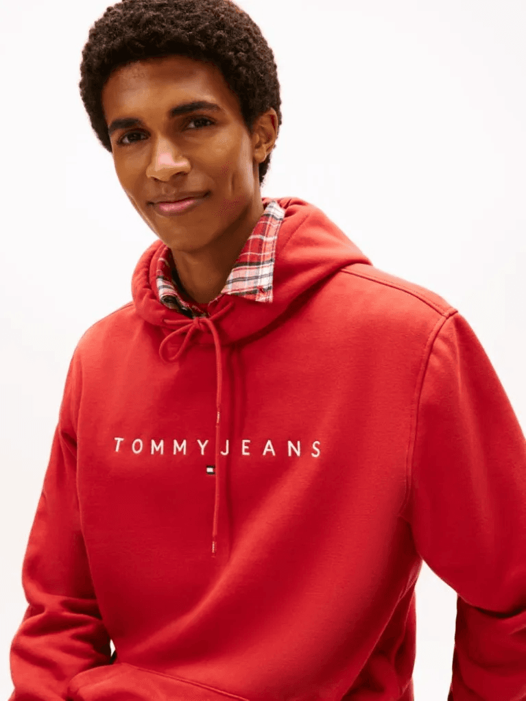 Ανδρικό Φούτερ Κόκκινο Tommy Jeans DM0DM20746-XL0