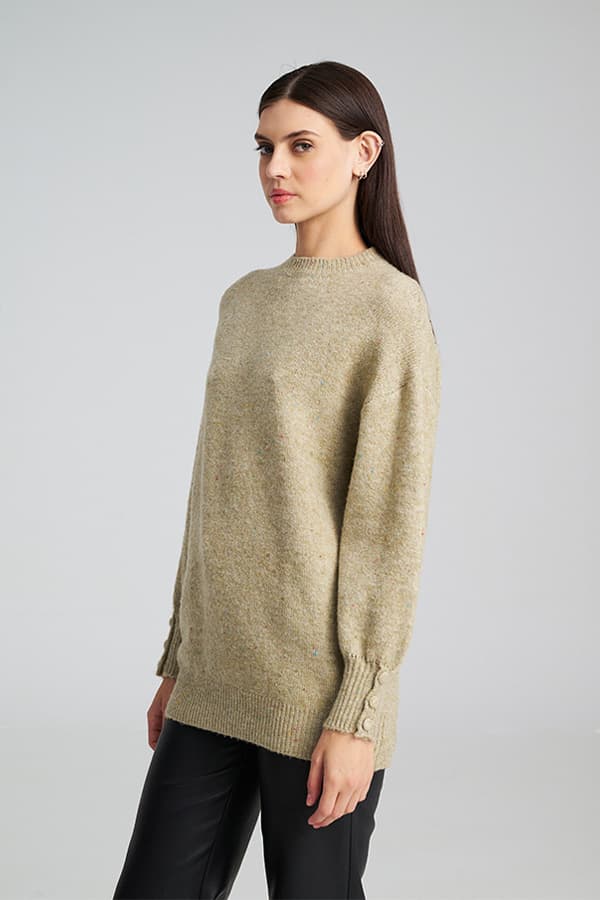 Women's Knitwear Mind Matter Green