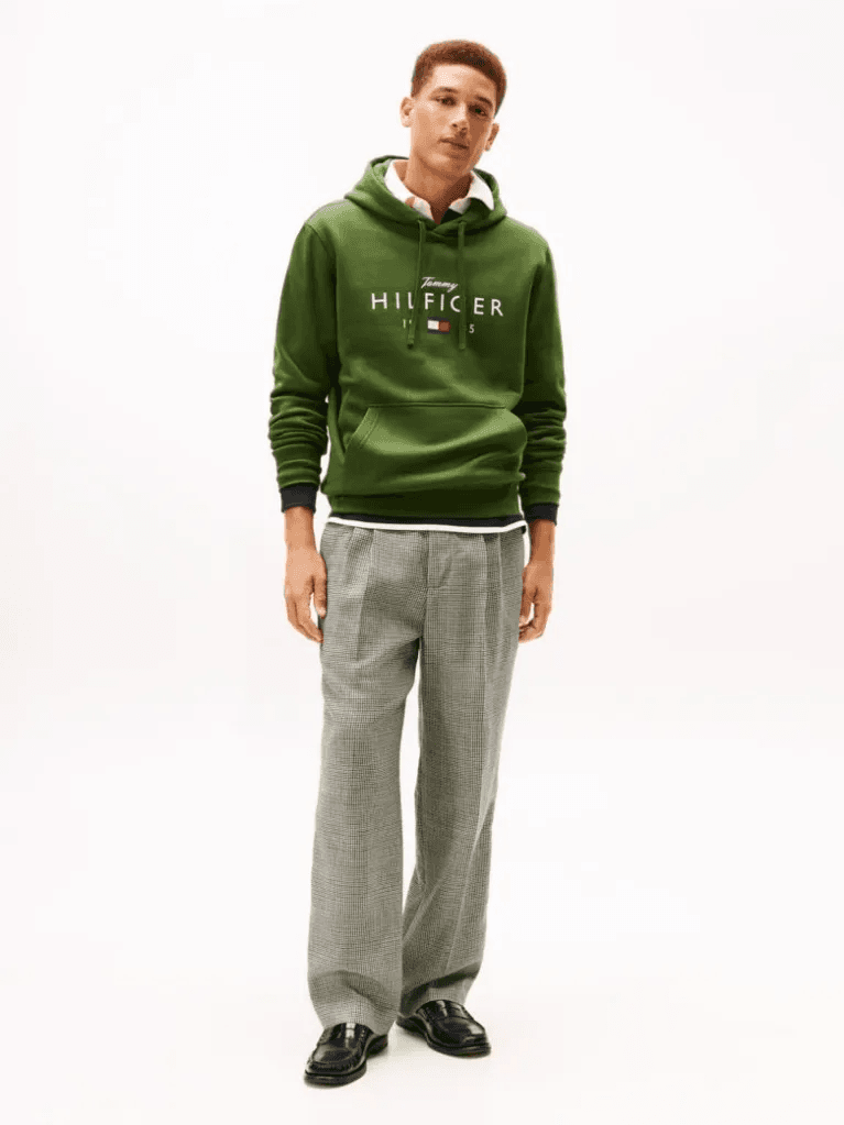 Ανδρικό Φούτερ Πράσινο Tommy Hilfiger MW0MW41427-L01