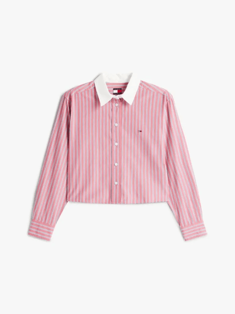 Tommy Jeans Crop Relaxed Fit Shirt Women