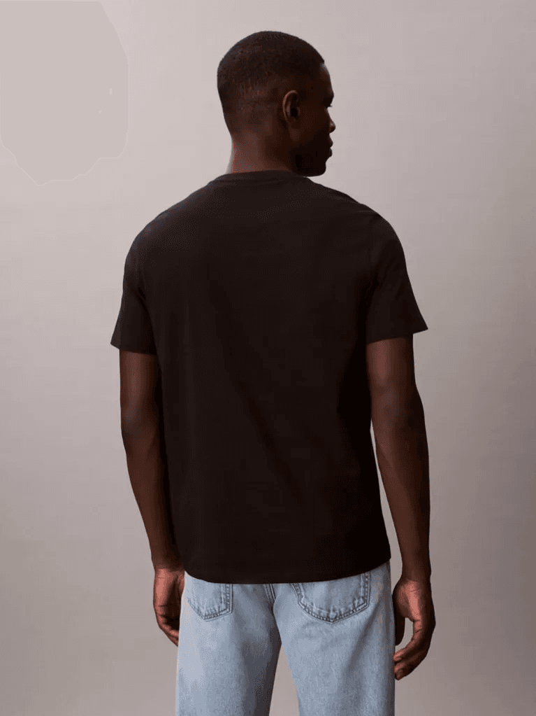 Ανδρικό Monogram T-shirt Μαύρο Calvin Klein LV04RD254G-UB1
