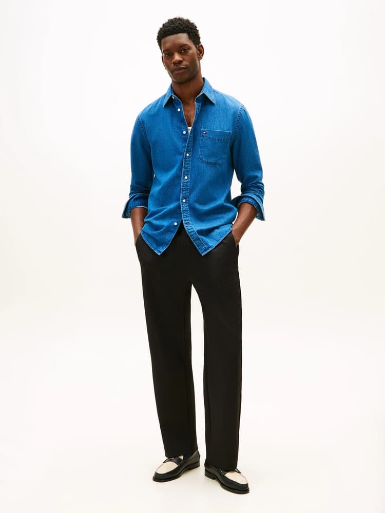 Ανδρική Φόρμα Μαύρη Tommy Hilfiger MW0MW42538-BDS