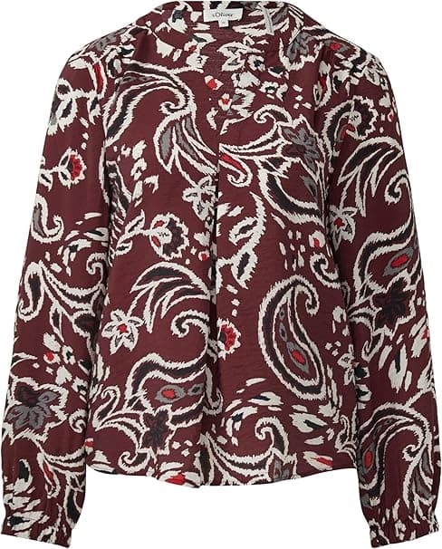 Γυναικεία Πουκαμίσα Μπορντό S.Oliver 2170028-39A2