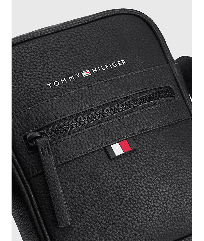 Ανδρική Mini Reporter Τσάντα Μαύρη Tommy Hilfiger AM0AM09504-BDS