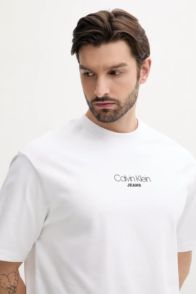Ανδρικό T-shirt Λευκό Calvin Klein LV04RC851G-YAA