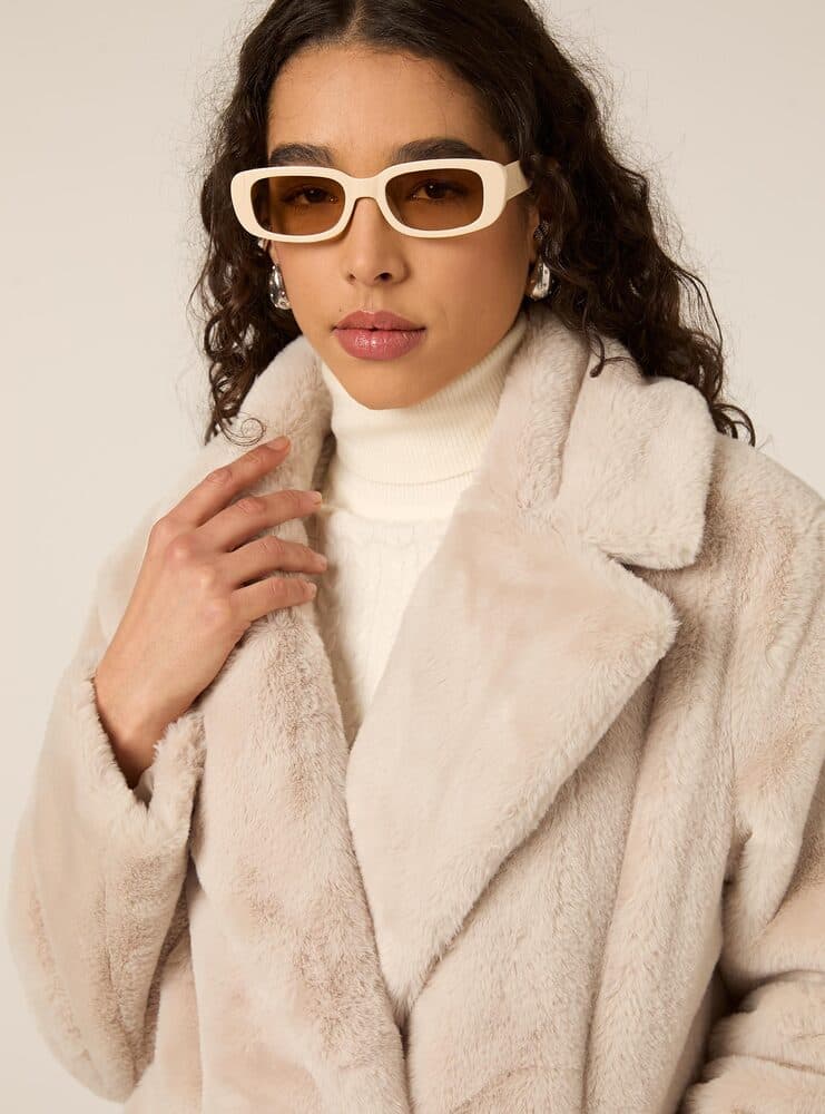 Γυναικεία Eco Γούνα Off White Alcott CP0022DOAX15-OFF WHITE