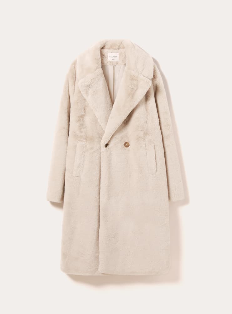 Γυναικεία Eco Γούνα Off White Alcott CP0022DOAX15-OFF WHITE