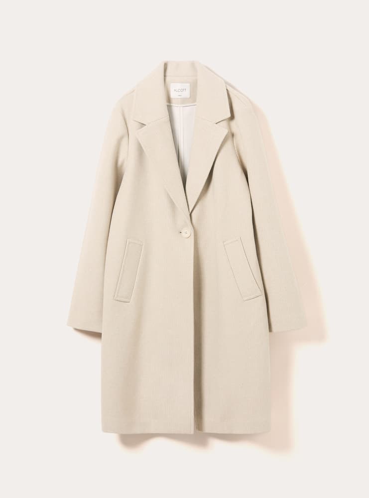 Γυναικείο Παλτό Μπεζ Alcott CP2270DOAX15-MEL DARK