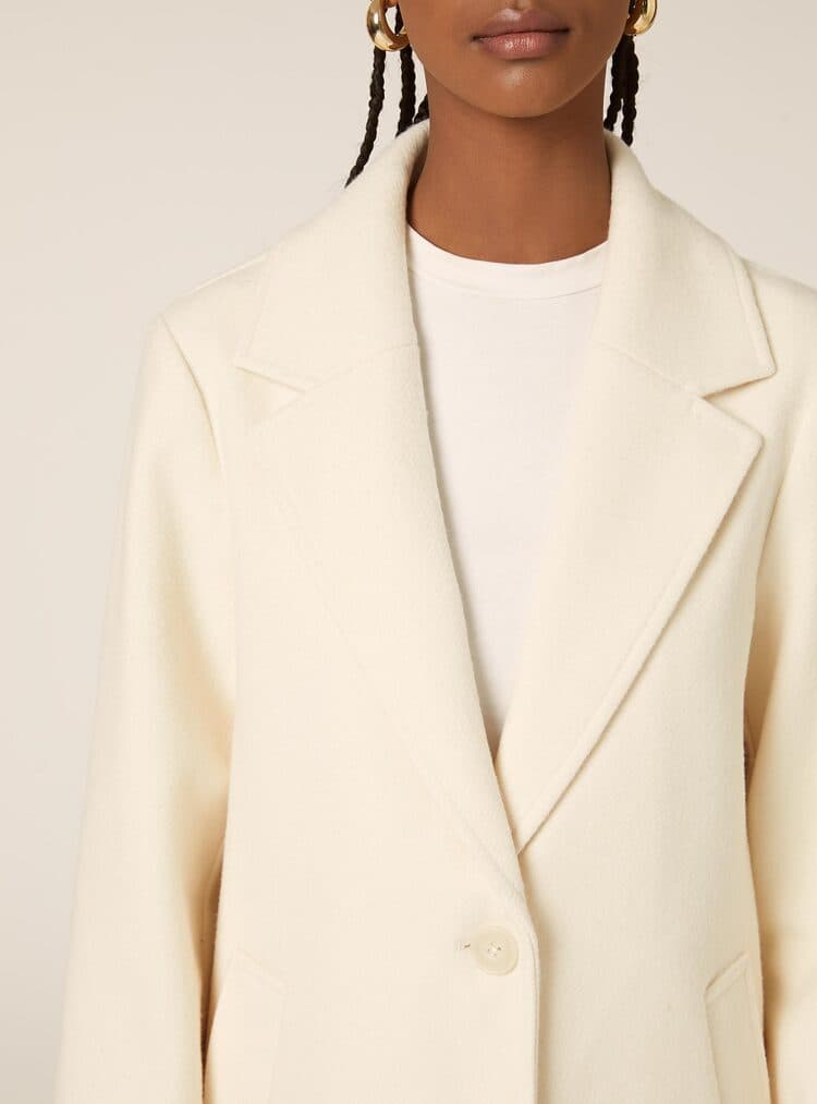 Γυναικείο Παλτό Off White Alcott CP2270DOAX15-OFF WHITE