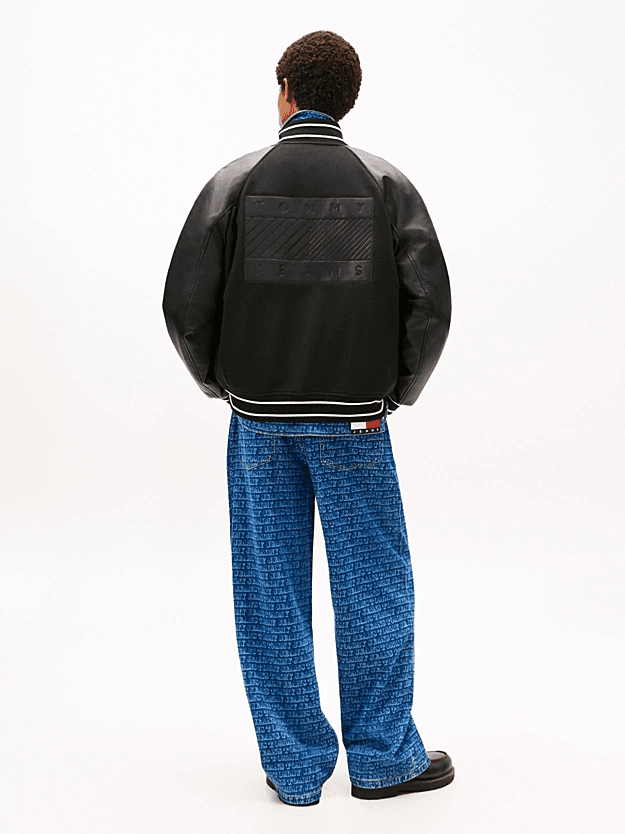 Ανδρικό Varsity Μπουφάν Μαύρο Tommy Jeans DM0DM22439-BDS