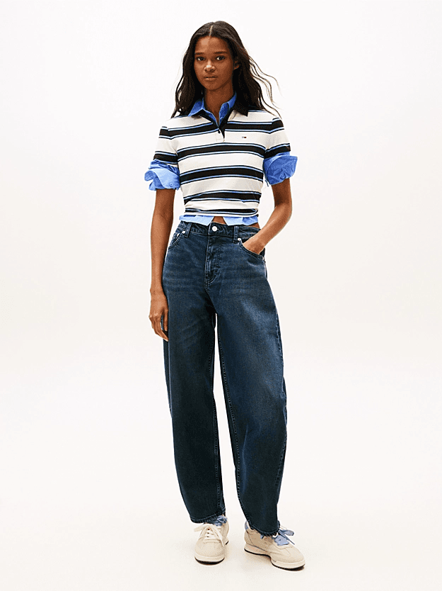 Γυναικείο Ριγέ Polo Tommy Jeans DW0DW21931-0FB