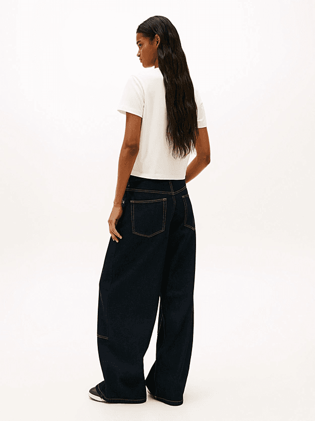 Γυναικείο T-shirt Εκρού Tommy Jeans DW0DW22539-YBH