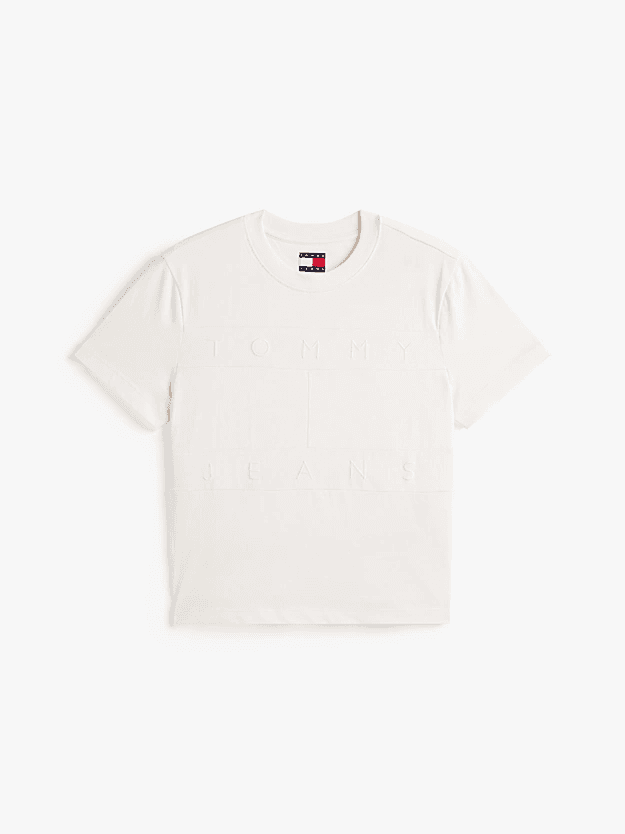 Γυναικείο T-shirt Εκρού Tommy Jeans DW0DW22539-YBH