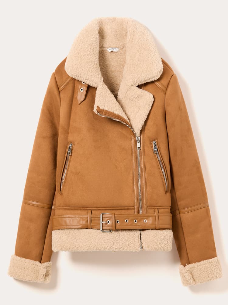 Γυναικείο Μπουφάν Καφέ Alcott GB0202DOAX15-TOBACCO