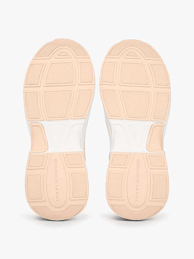 Γυναικεία Δερμάτινα Chunky Runner Sneakers Σομόν Tommy Hilfiger FW0FW09204-0HV