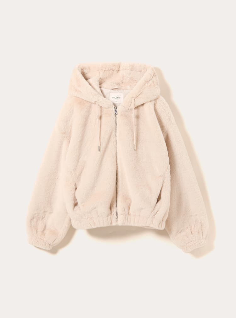 Γυναικεία Eco Γούνα Off White Alcott GB2121DOAX15-OFFWHITE