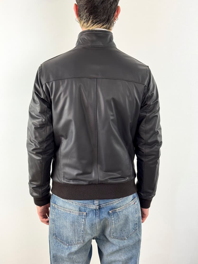 Ανδρικό Μπουφάν Σκούρο Καφέ Maffei 51220-T MORO