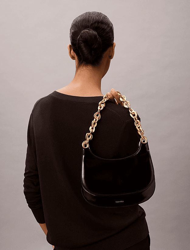 Γυναικεία Τσάντα Ώμου Μαύρη Calvin Klein LV04F3403G-UB1